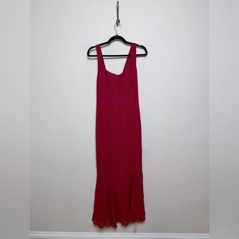 Reformation Laine Dress in Red - Picture 3 of 8